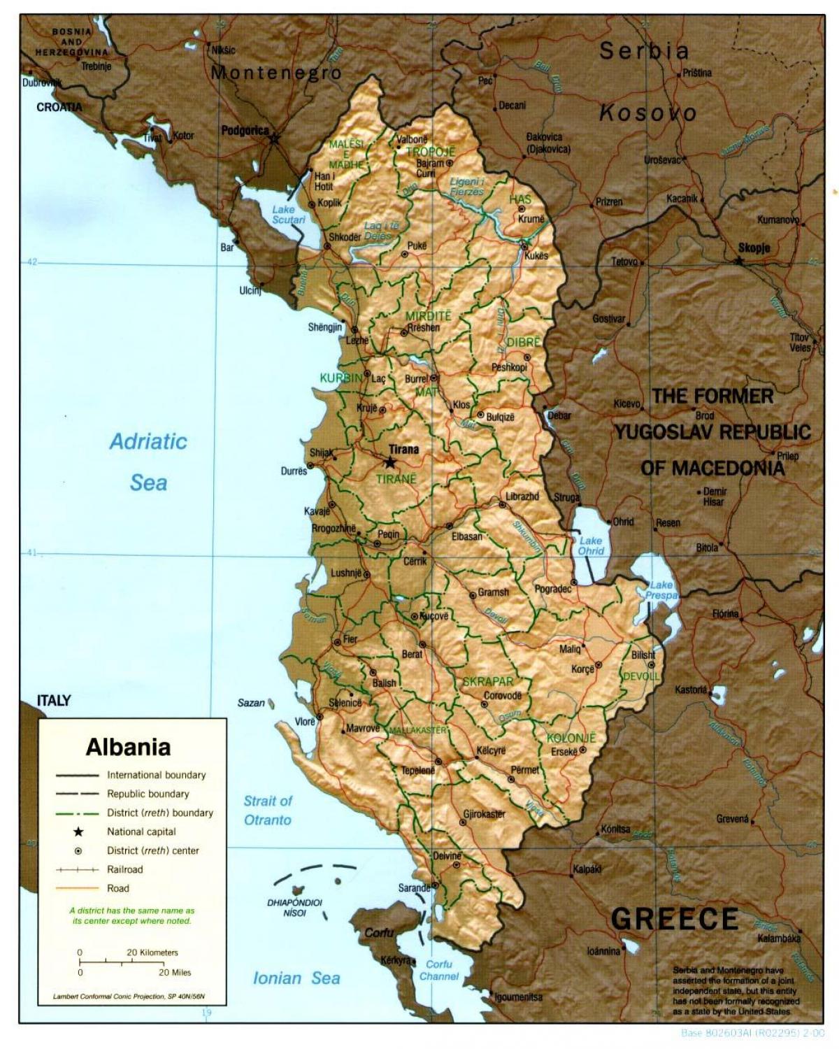 Albán régi térkép