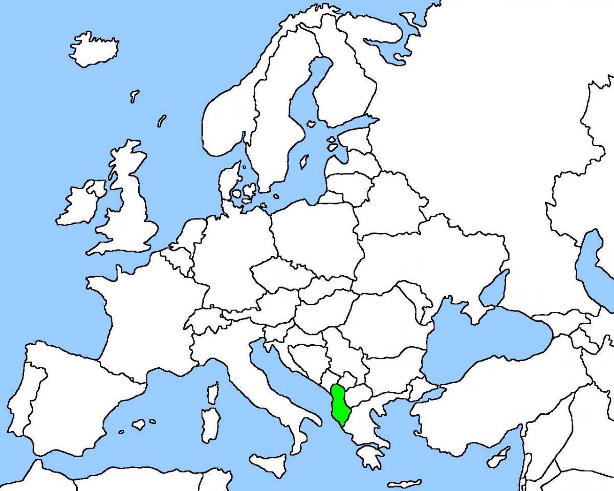 térkép Albánia térkép helye