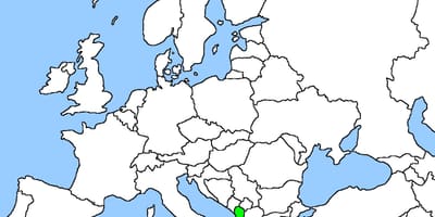 Térkép Albánia térkép helye